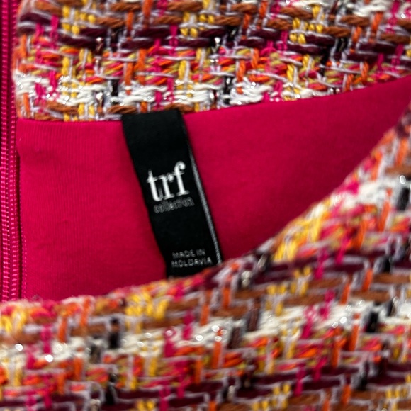 Zara Trafaluc Pink Tweed Dress - Picture 3 of 8